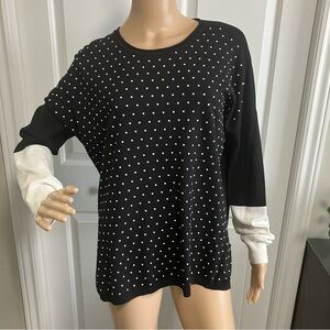 Ravel | Oversized polka dot sweater